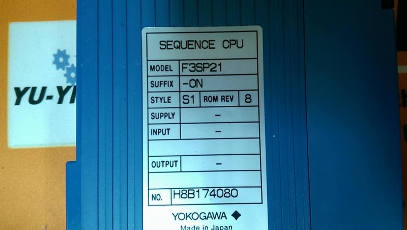 YOKOGAWA SP21-0N F3SP21-0N SEQUENCE CPU MODULE - PLC DCS SERVO 